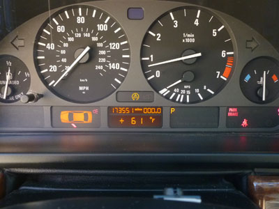 1997 BMW 528i E39 - Instrument Cluster Speedometer Tachometer Gauges 621183758978
